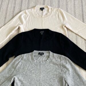 J Crew Cashmere Crewneck Lot XS